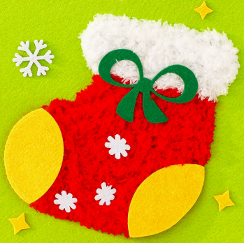 Christmas DIY Sewing Kit for Kids – Felt Craft Set, Easy Hand Sewing, Holiday Ornaments