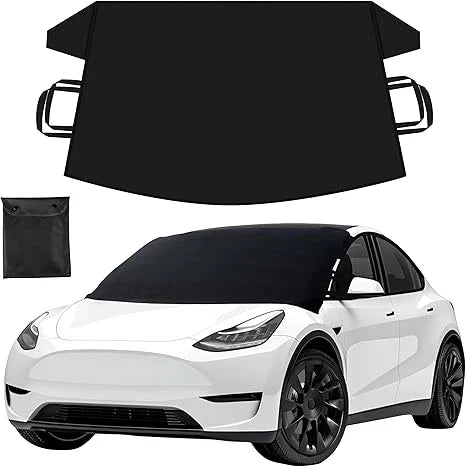 💥Anti-icing and snowproof windshield cover | Windshield protector for cars, SUVs and trucks | Secure fit, waterproof and snowproof.