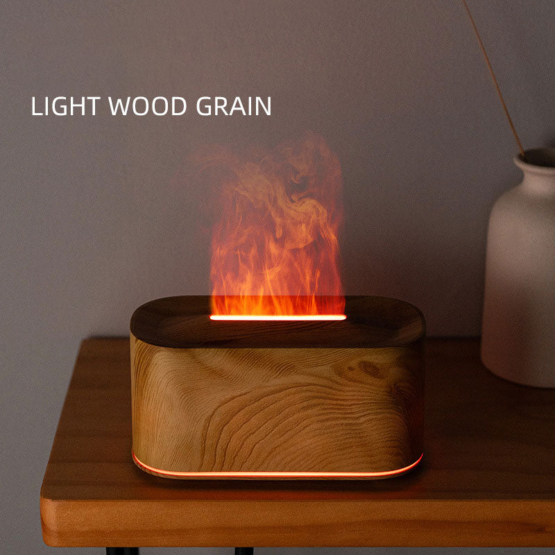 Flame Aroma Diffuser with 7 Colors Light - Fine Atomization, Light Tone Operation & Automatic Power-off Protection